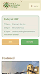 Mobile Screenshot of holyblossom.org