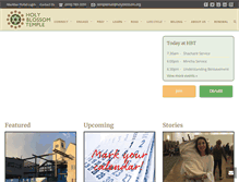 Tablet Screenshot of holyblossom.org